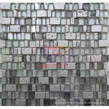 Art Design Resin with Cracked Crystal Mosaic Tiles (CSR079)